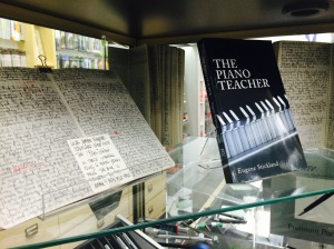 Display of notebooks and pencil at Reid's Stationers